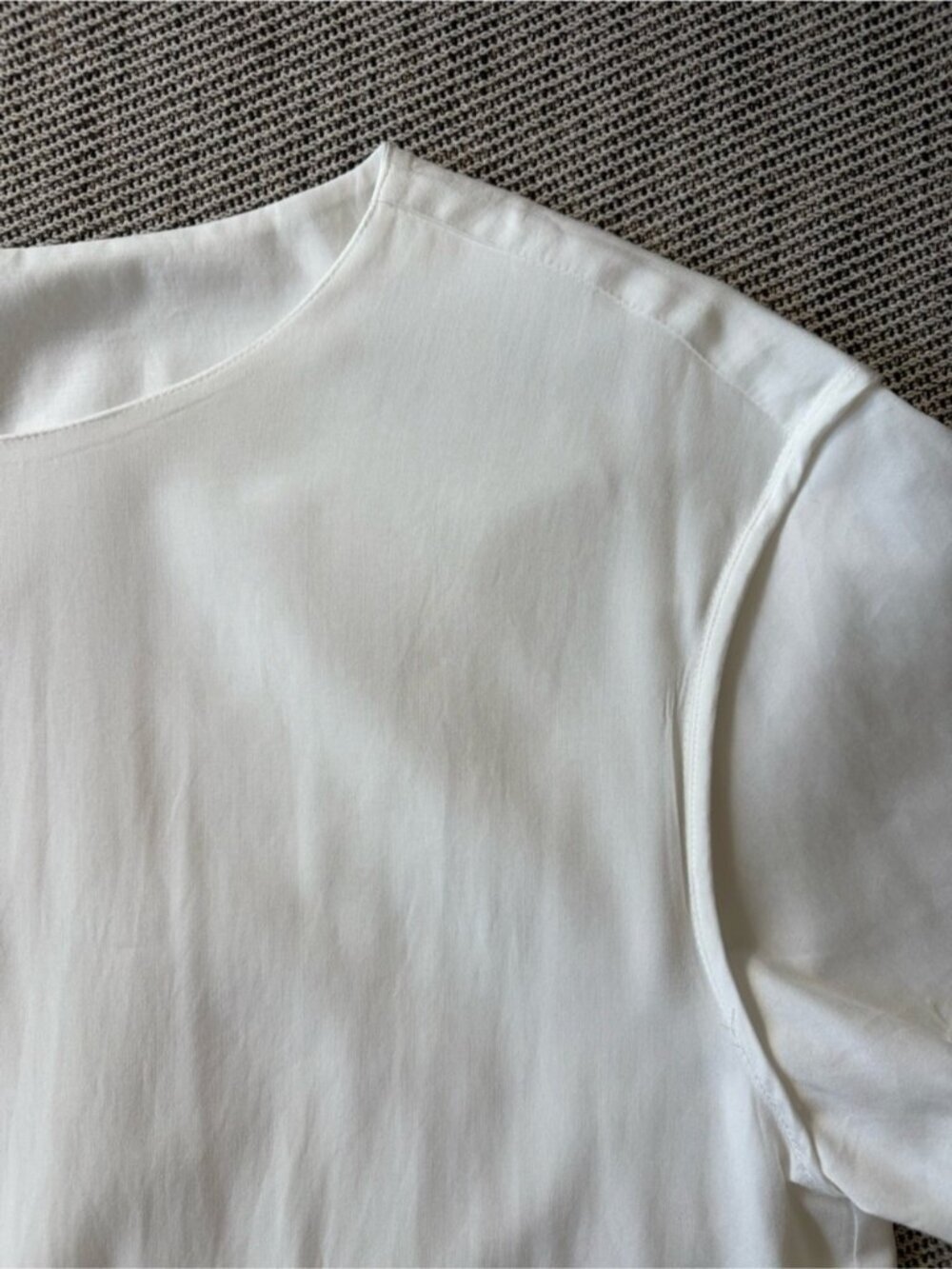 NEW Reformation Jordan Two Piece Short Sleeve Skirt Set Cotton White | US 2 UK 6 - Picture 13 of 16
